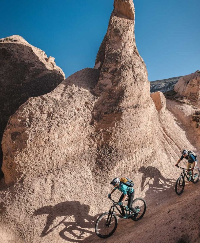 Cappadocia mountain bike gallery. MTB all mountain fairy chimneys stay